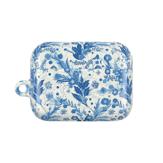 Blue Foliage AirPod Case Cover