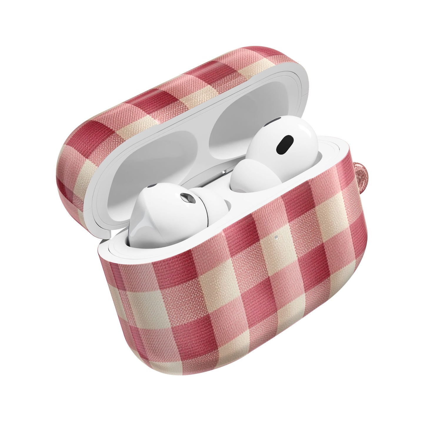 Pink Gingham AirPod Case Cover