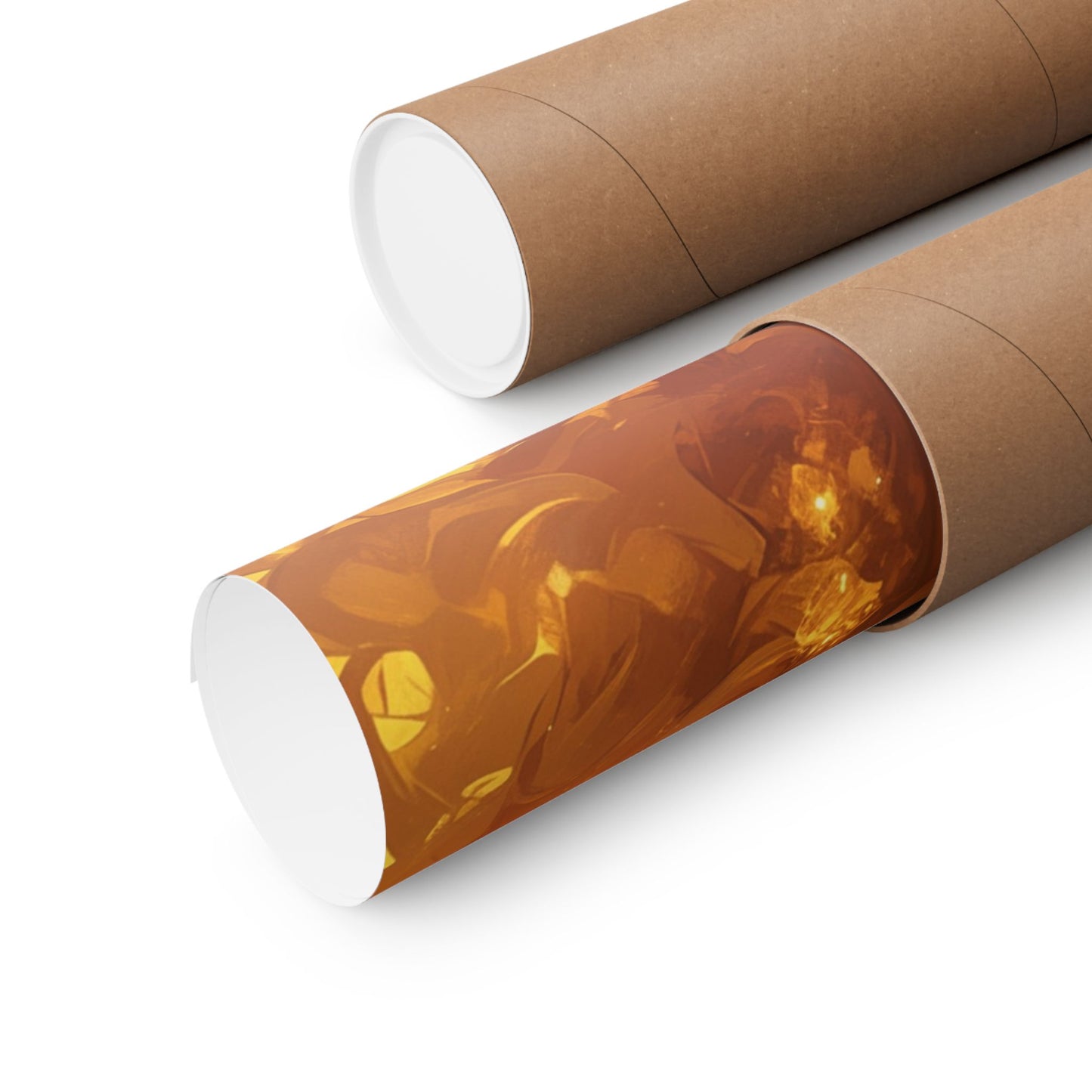Golden Bliss Vertical Poster