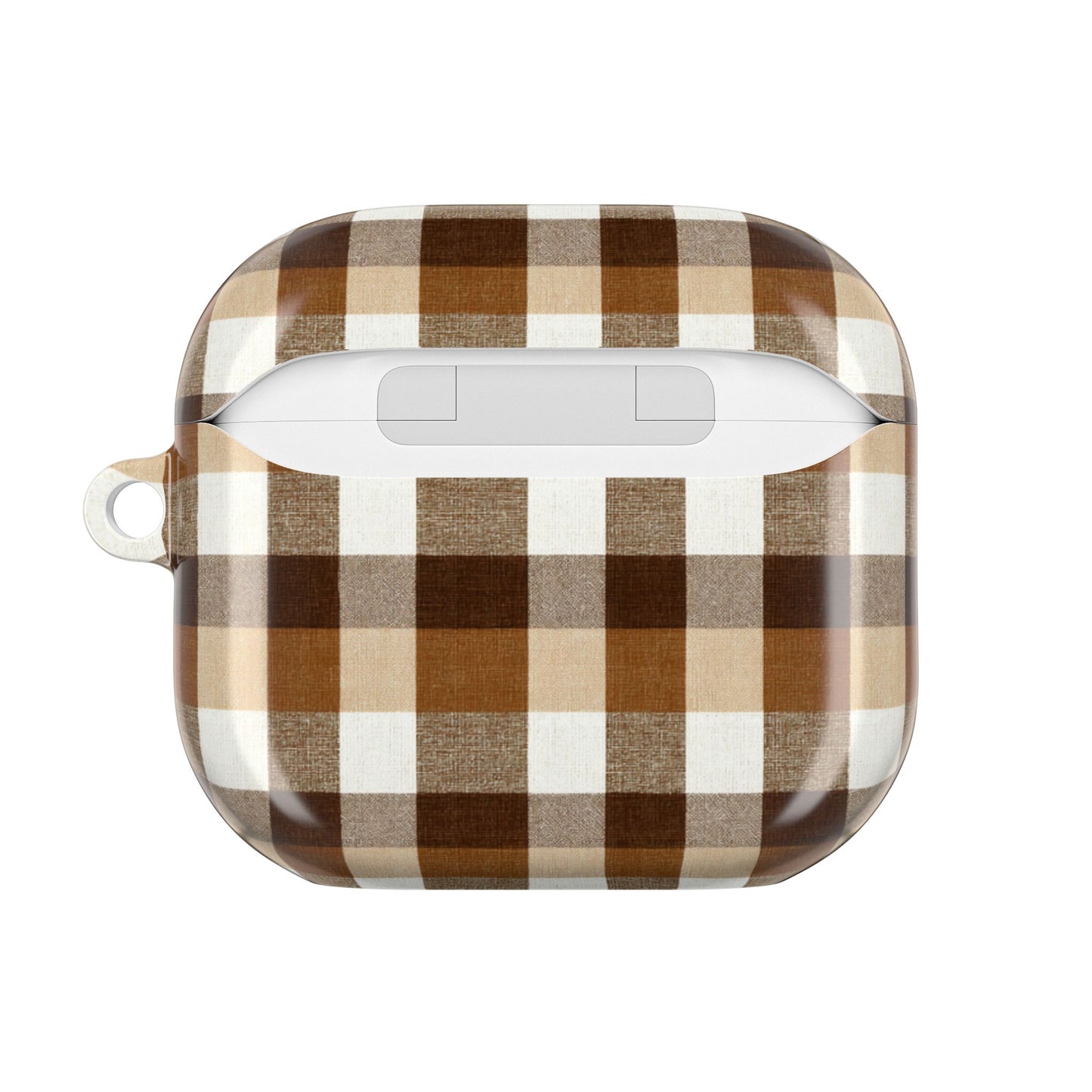 Brown Gingham AirPod Case Cover