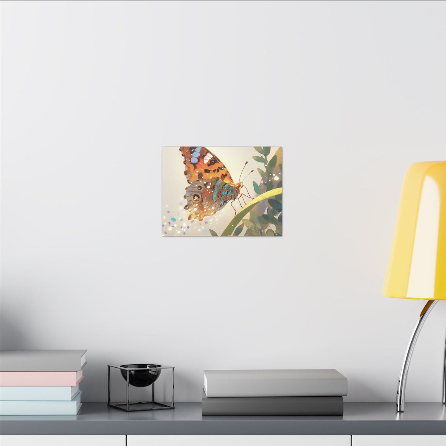 American Lady Butterfly Canvas Art