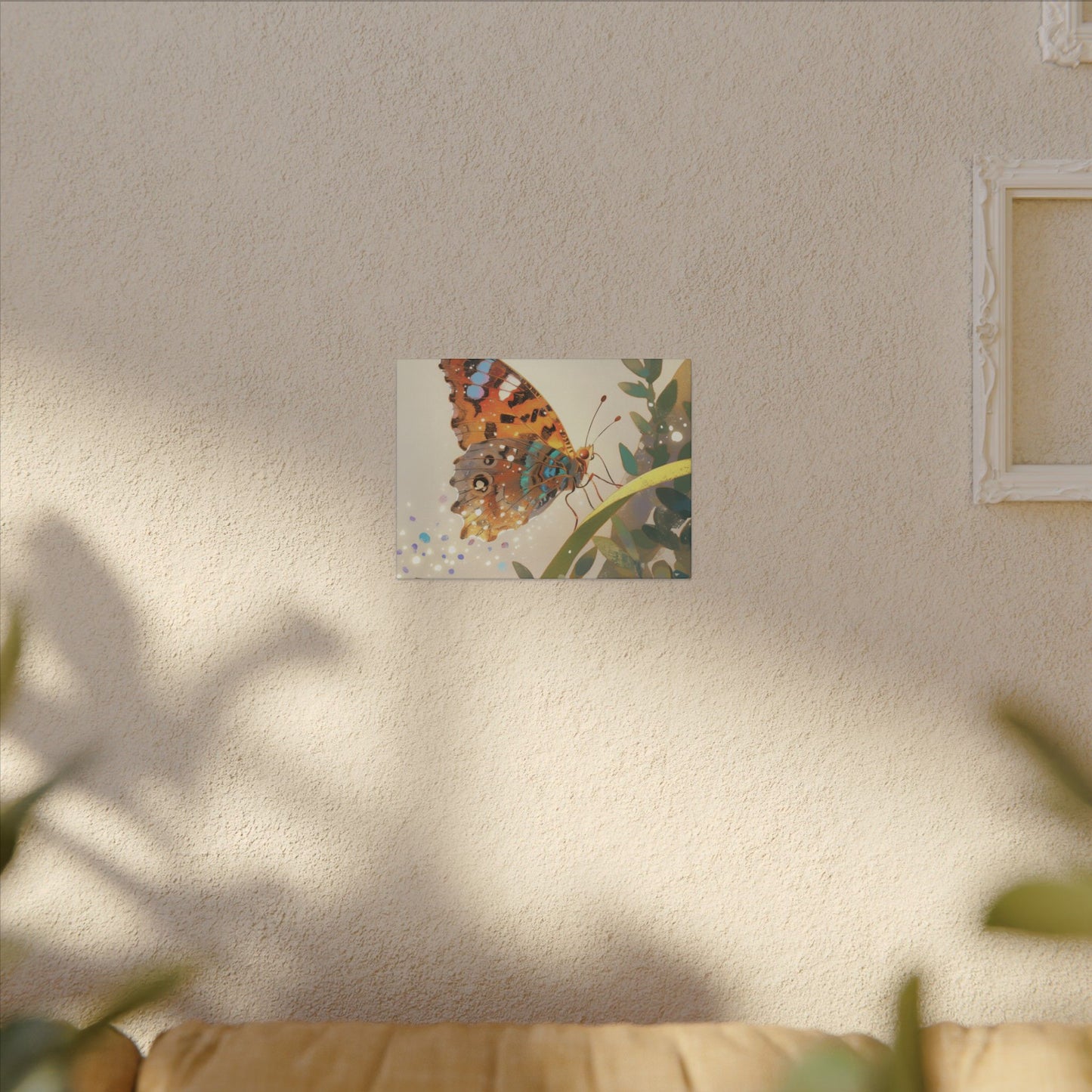 American Lady Butterfly Canvas Art