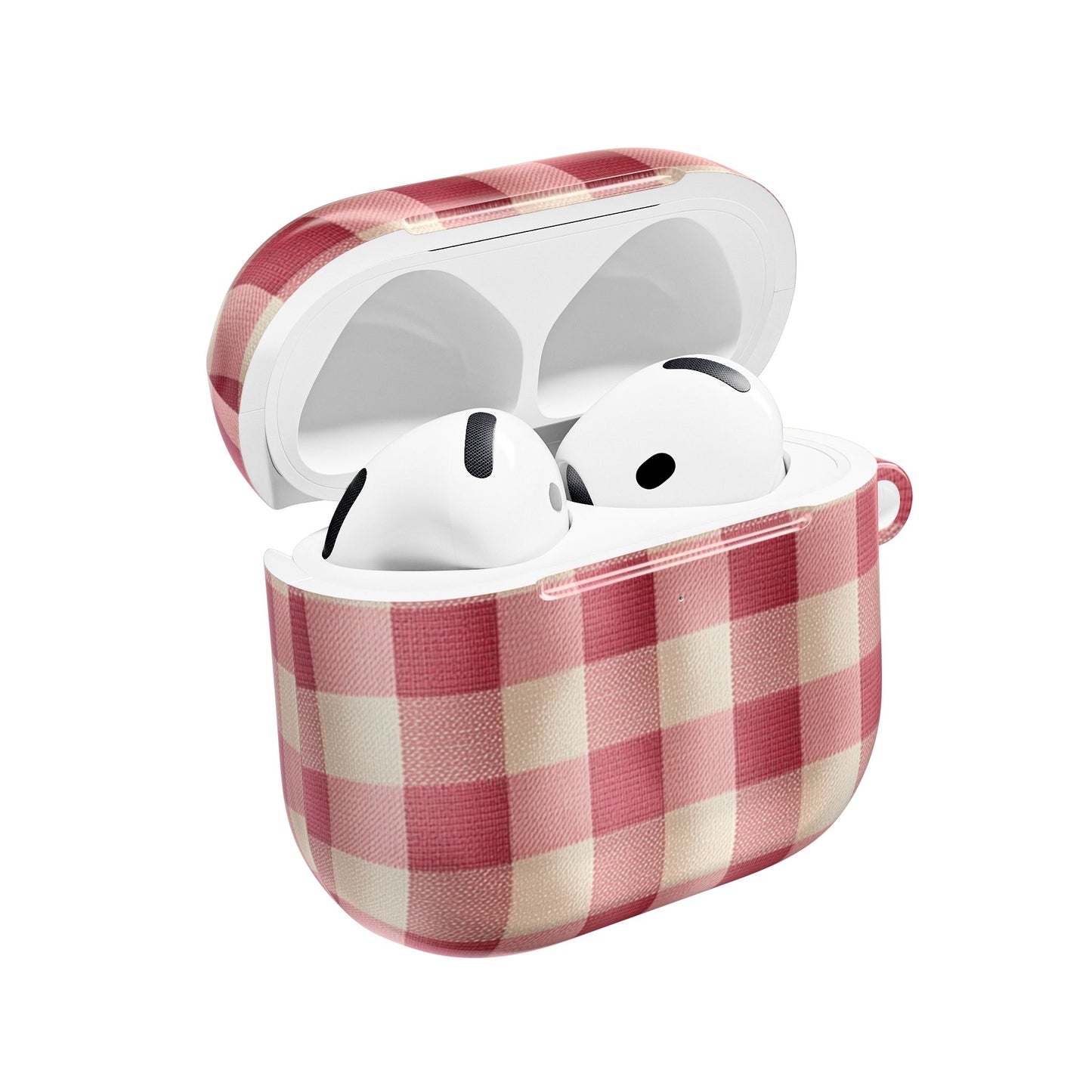 Pink Gingham AirPod Case Cover