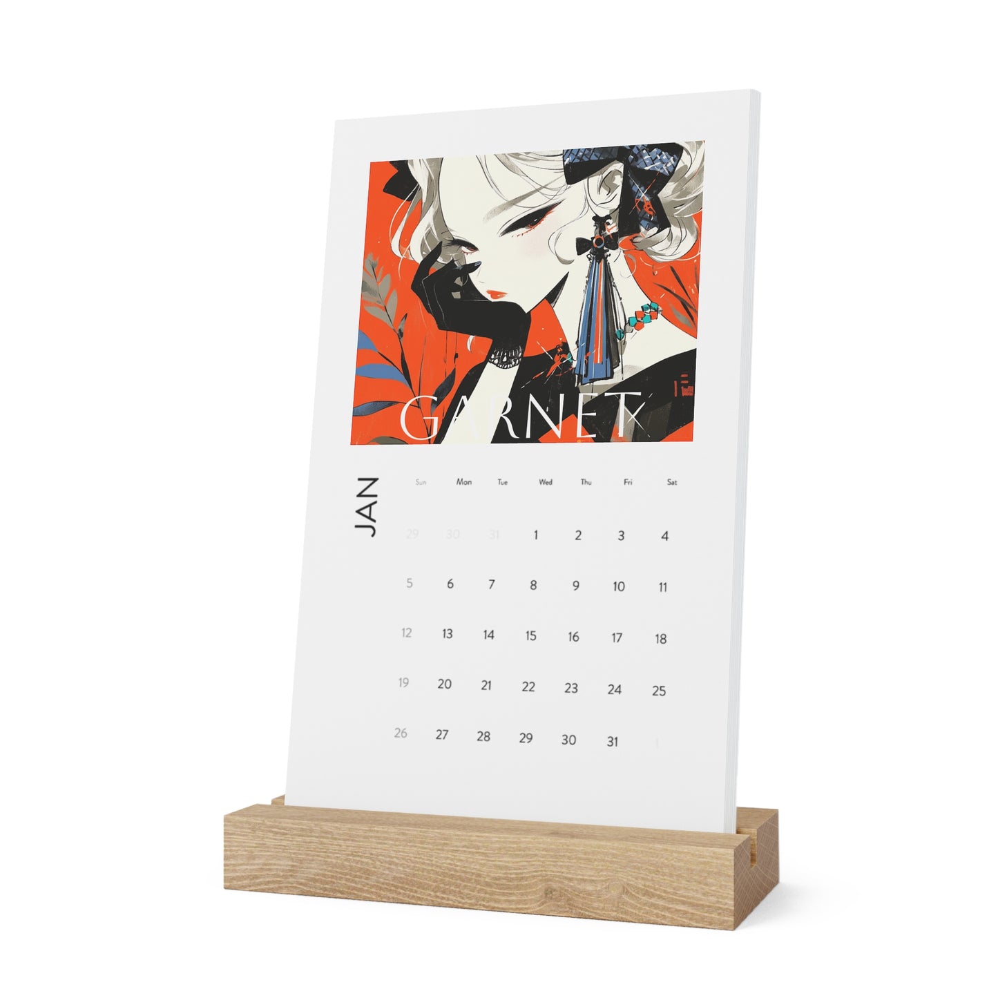The Gems Vertical Desk Calendar (2025)