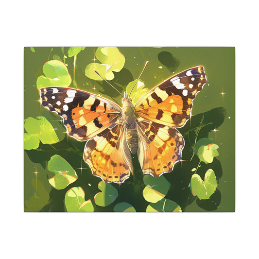Painted Lady Butterfly Canvas Art
