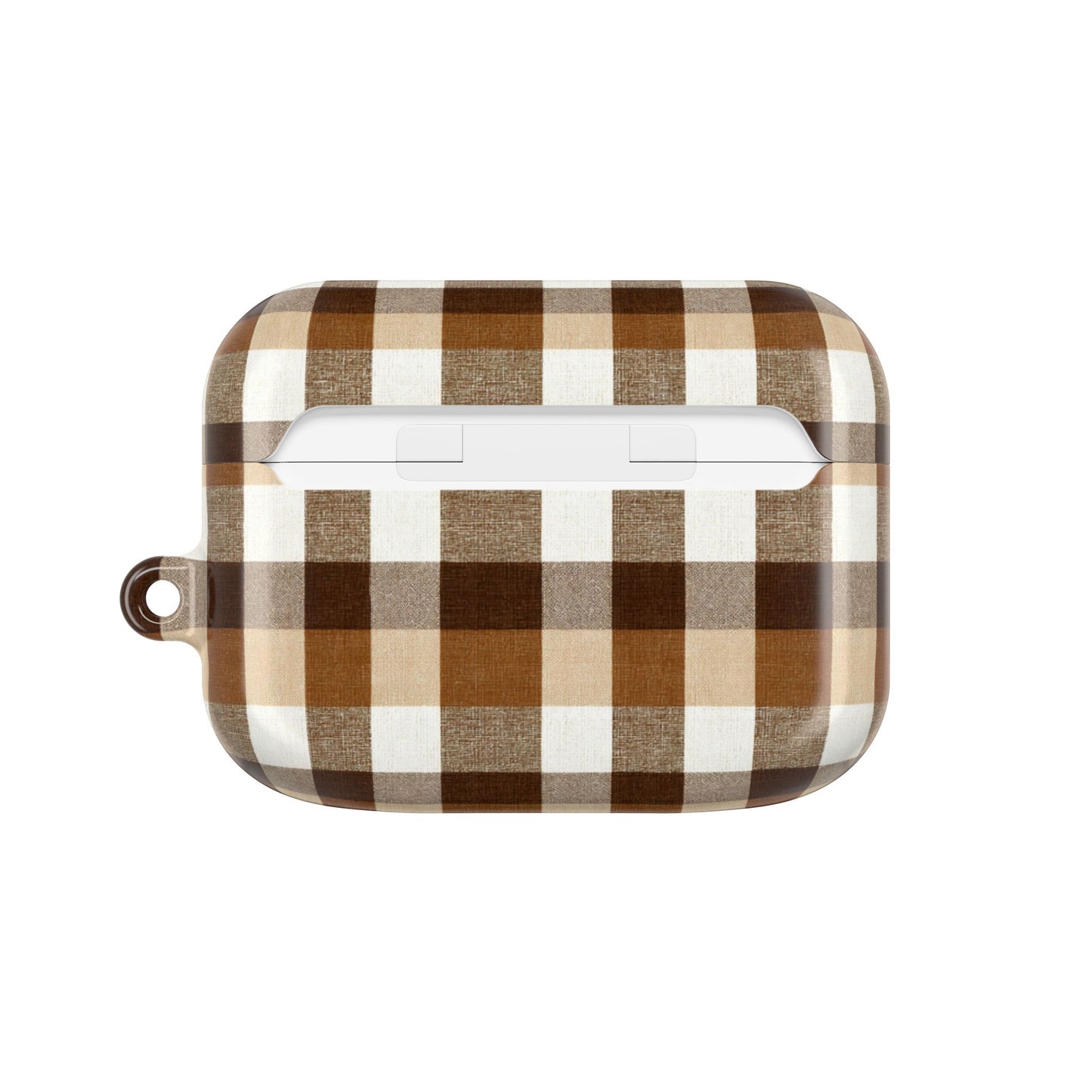 Brown Gingham AirPod Case Cover