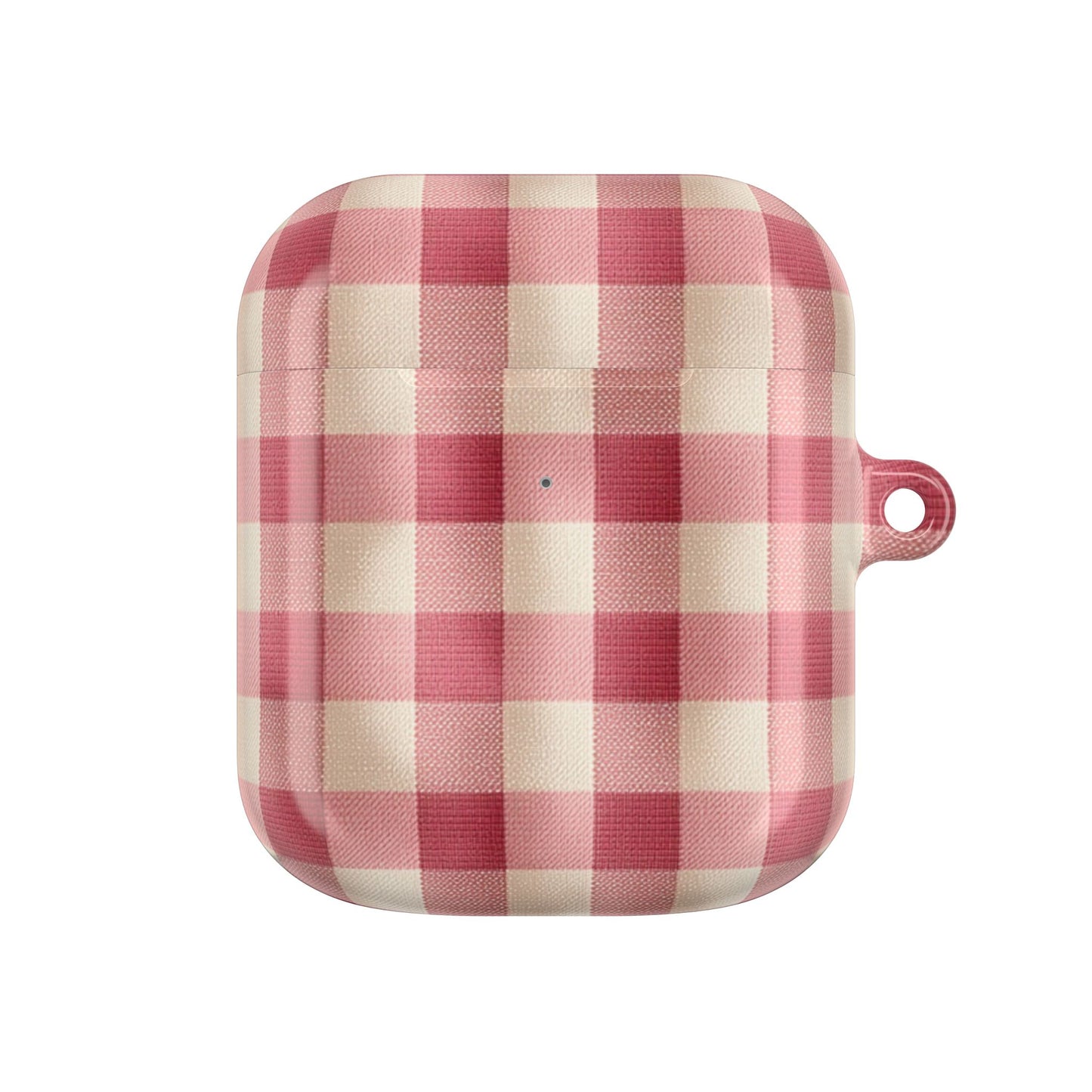 Pink Gingham AirPod Case Cover
