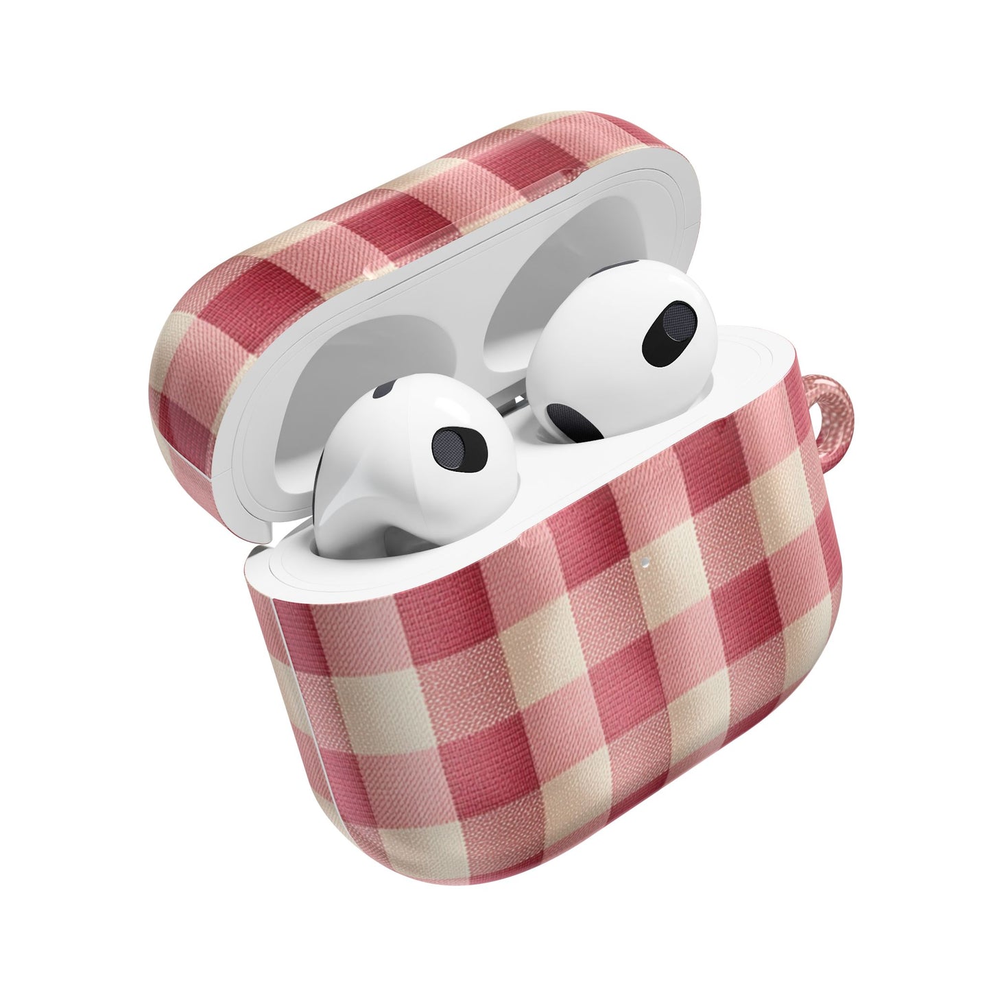 Pink Gingham AirPod Case Cover