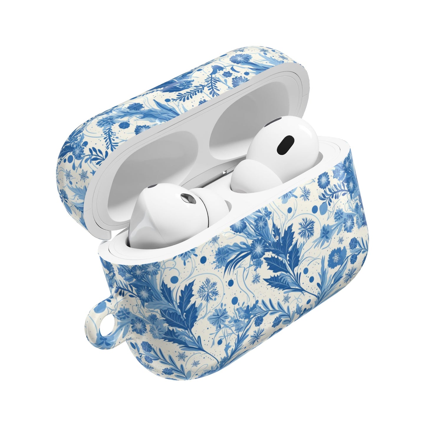 Blue Foliage AirPod Case Cover
