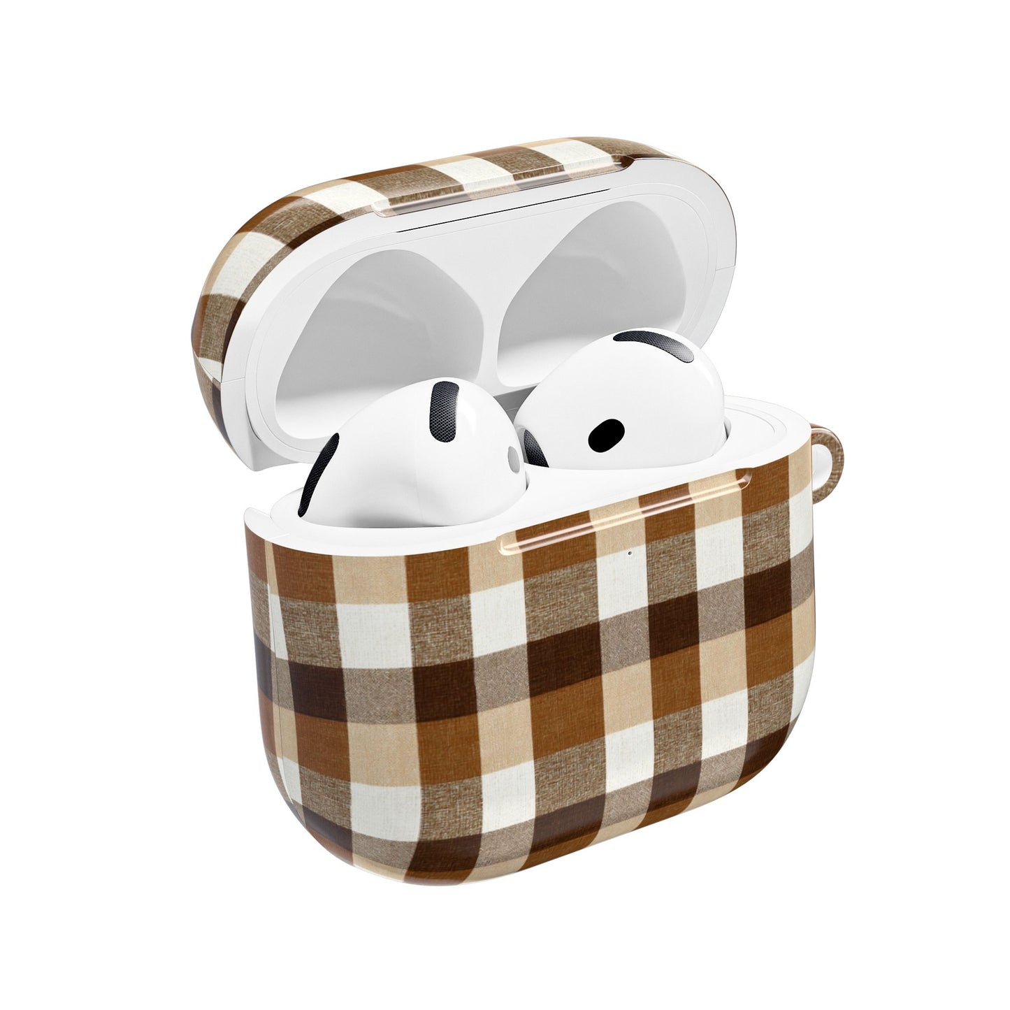 Brown Gingham AirPod Case Cover