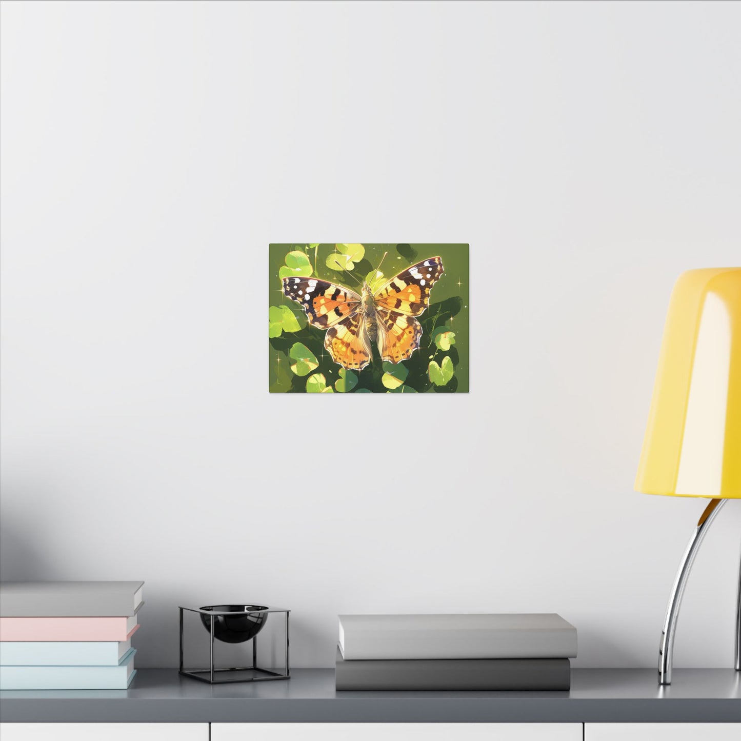 Painted Lady Butterfly Canvas Art