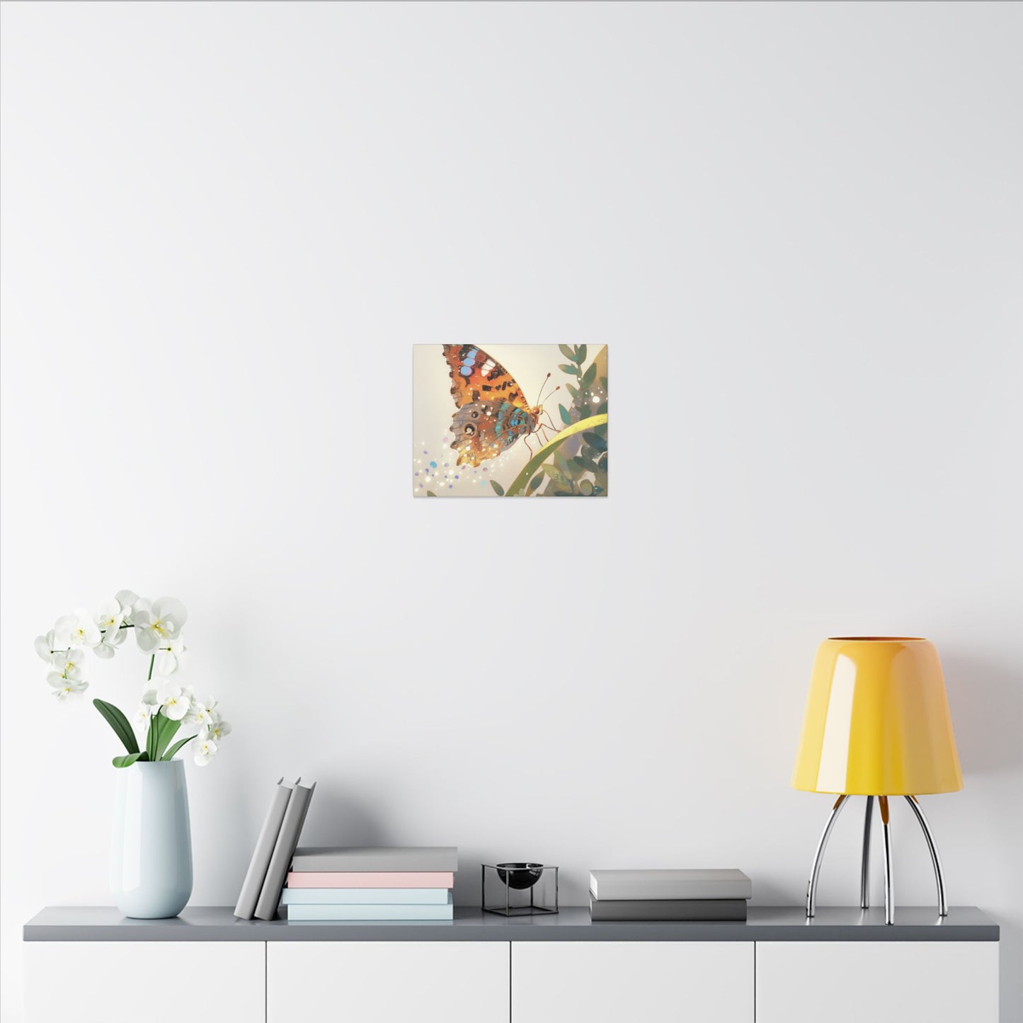 American Lady Butterfly Canvas Art
