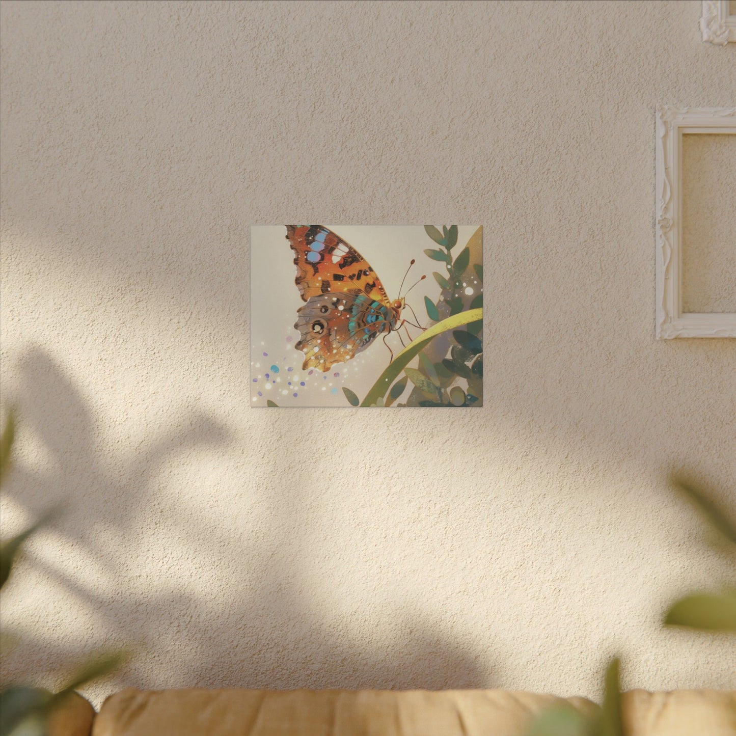 American Lady Butterfly Canvas Art