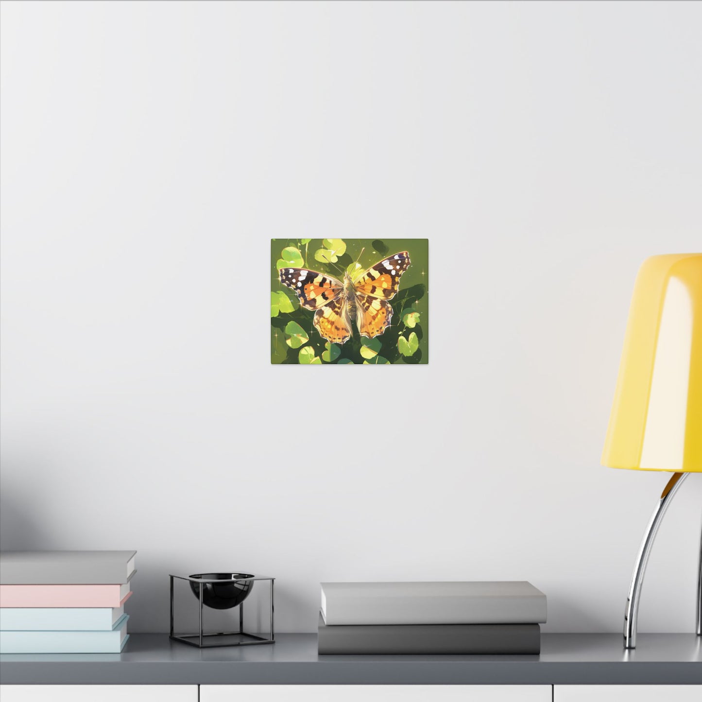 Painted Lady Butterfly Canvas Art