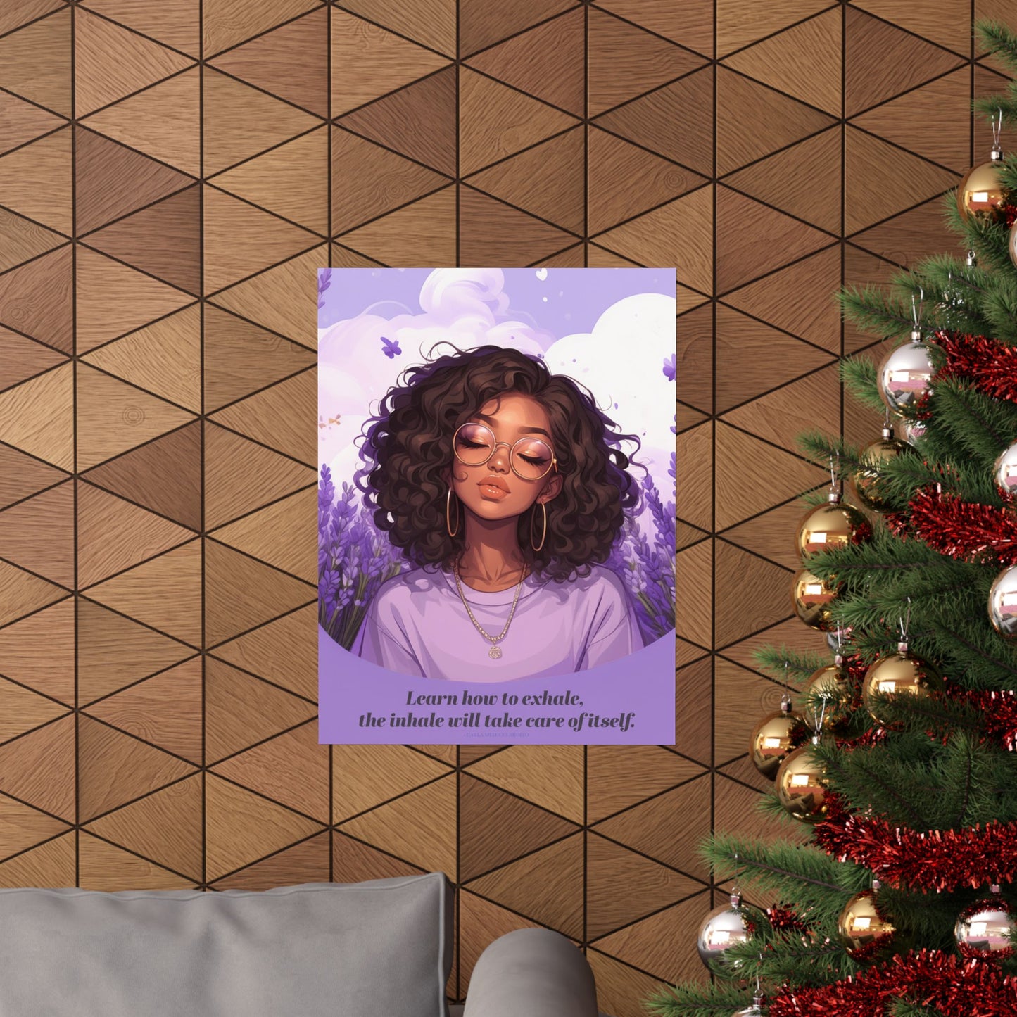 Just Breathe Vertical Poster