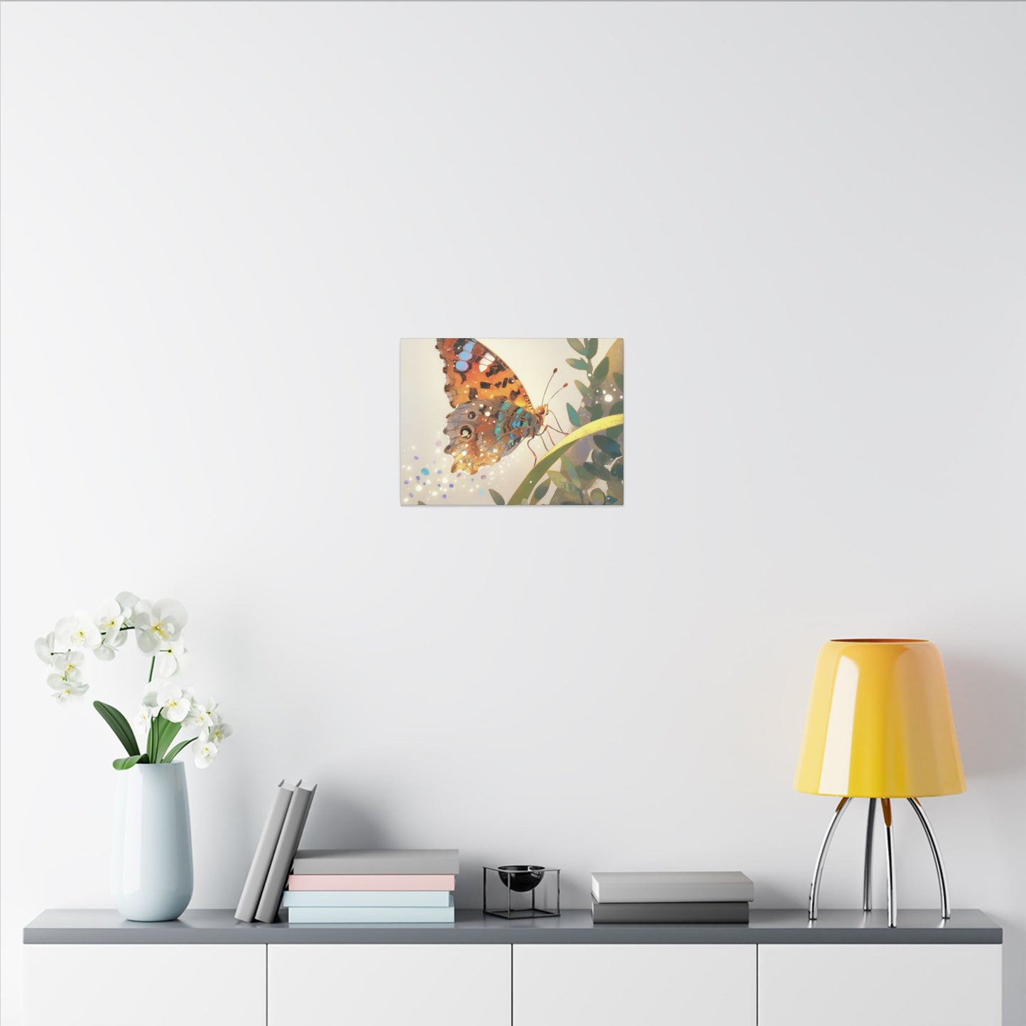 American Lady Butterfly Canvas Art