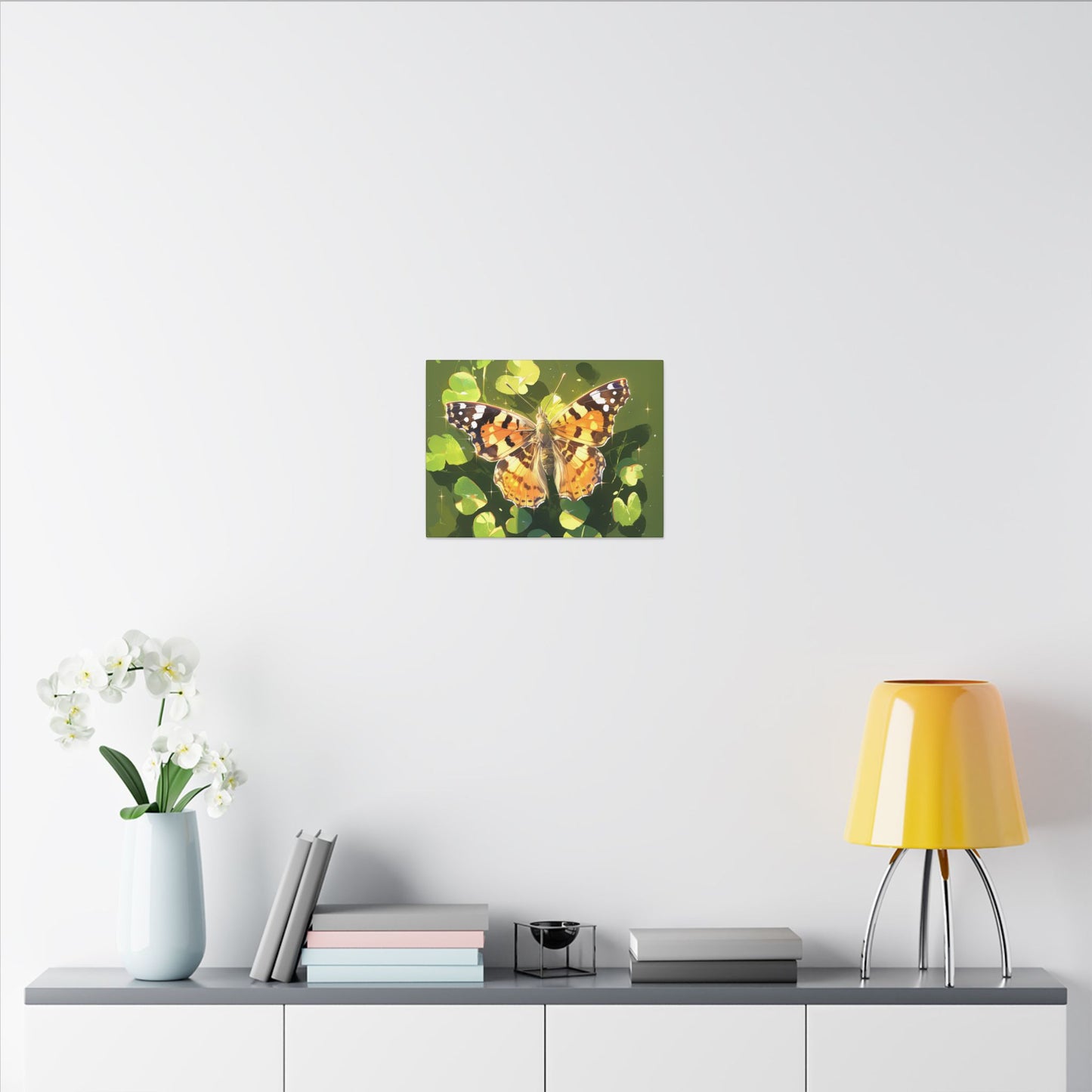 Painted Lady Butterfly Canvas Art