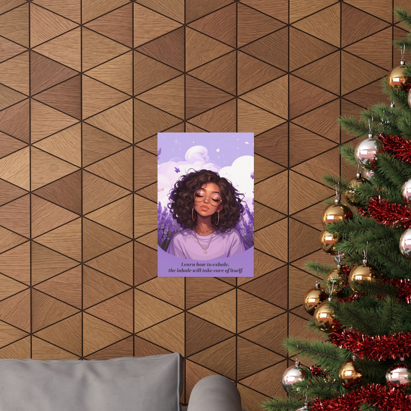 Just Breathe Vertical Poster