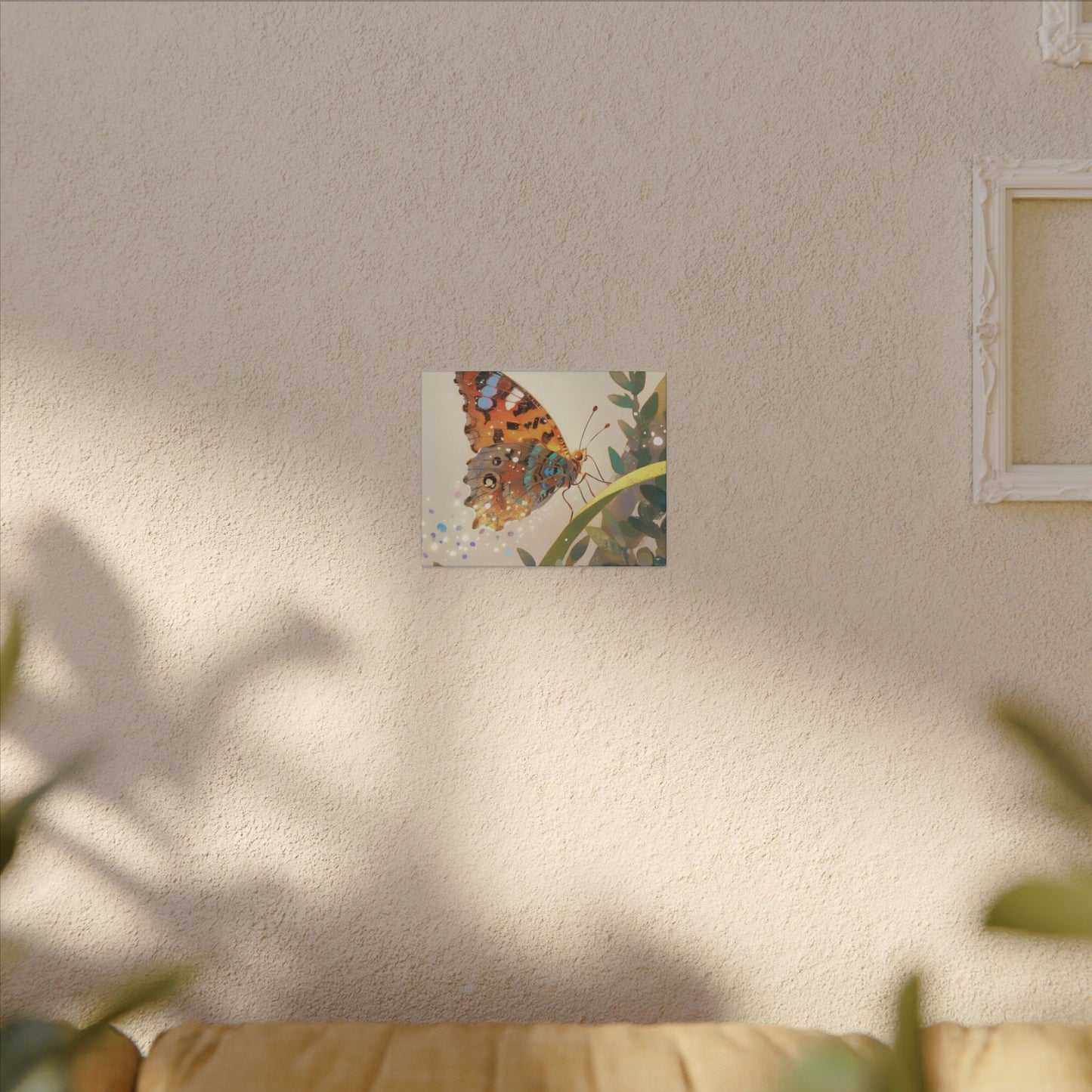 American Lady Butterfly Canvas Art