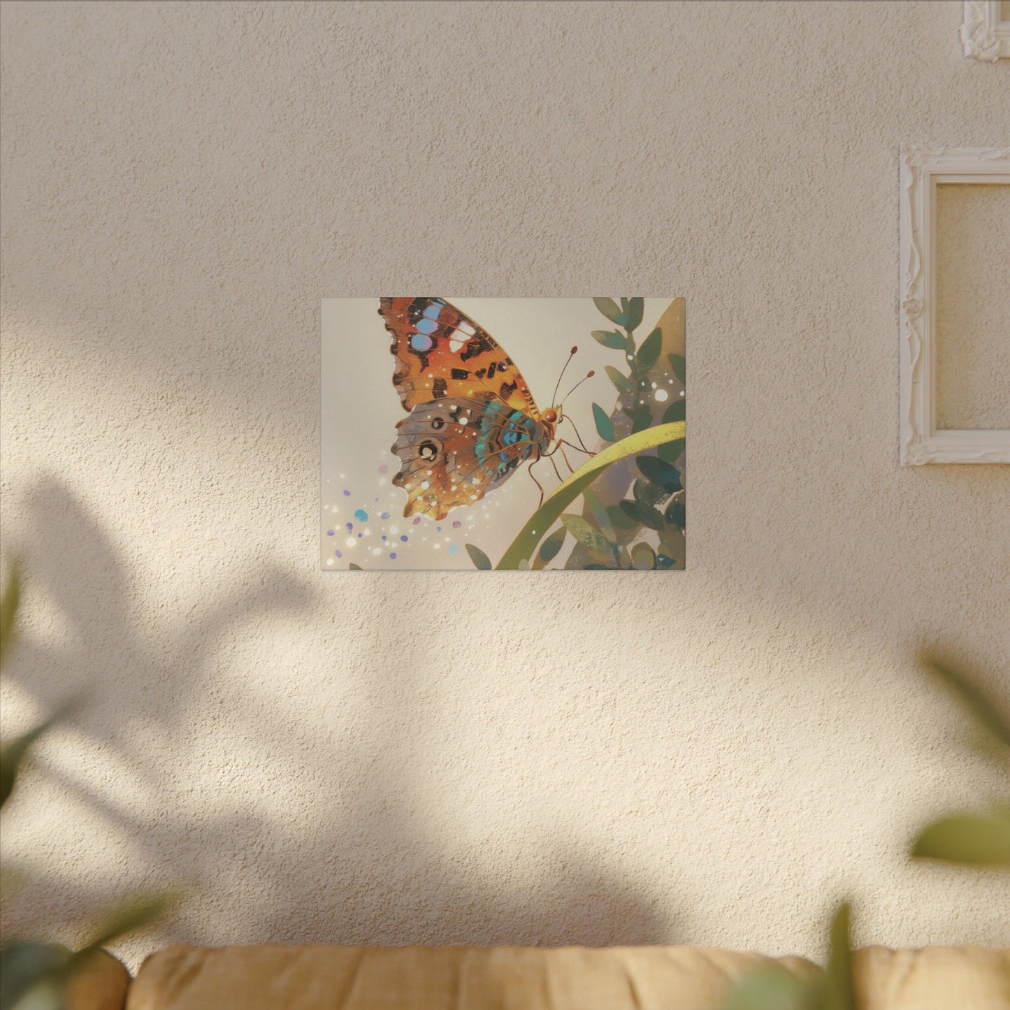 American Lady Butterfly Canvas Art
