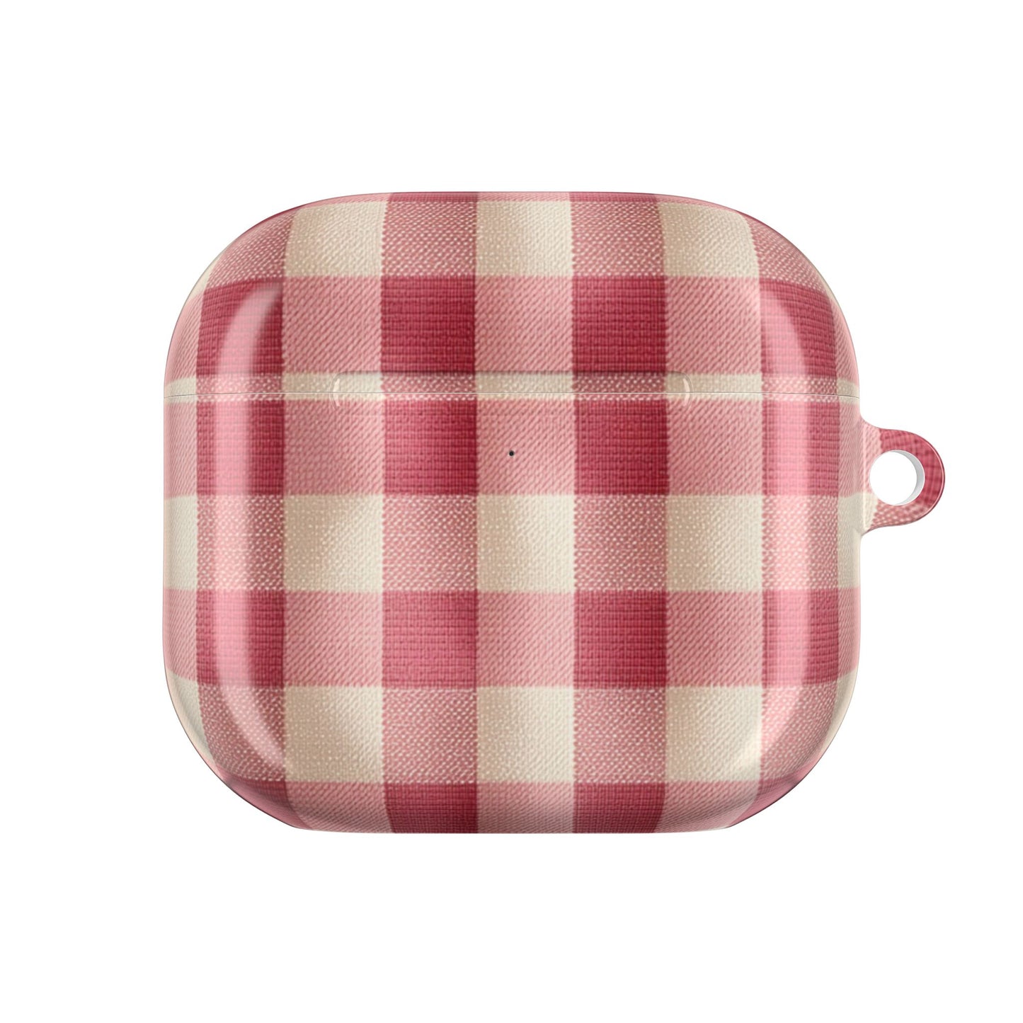 Pink Gingham AirPod Case Cover