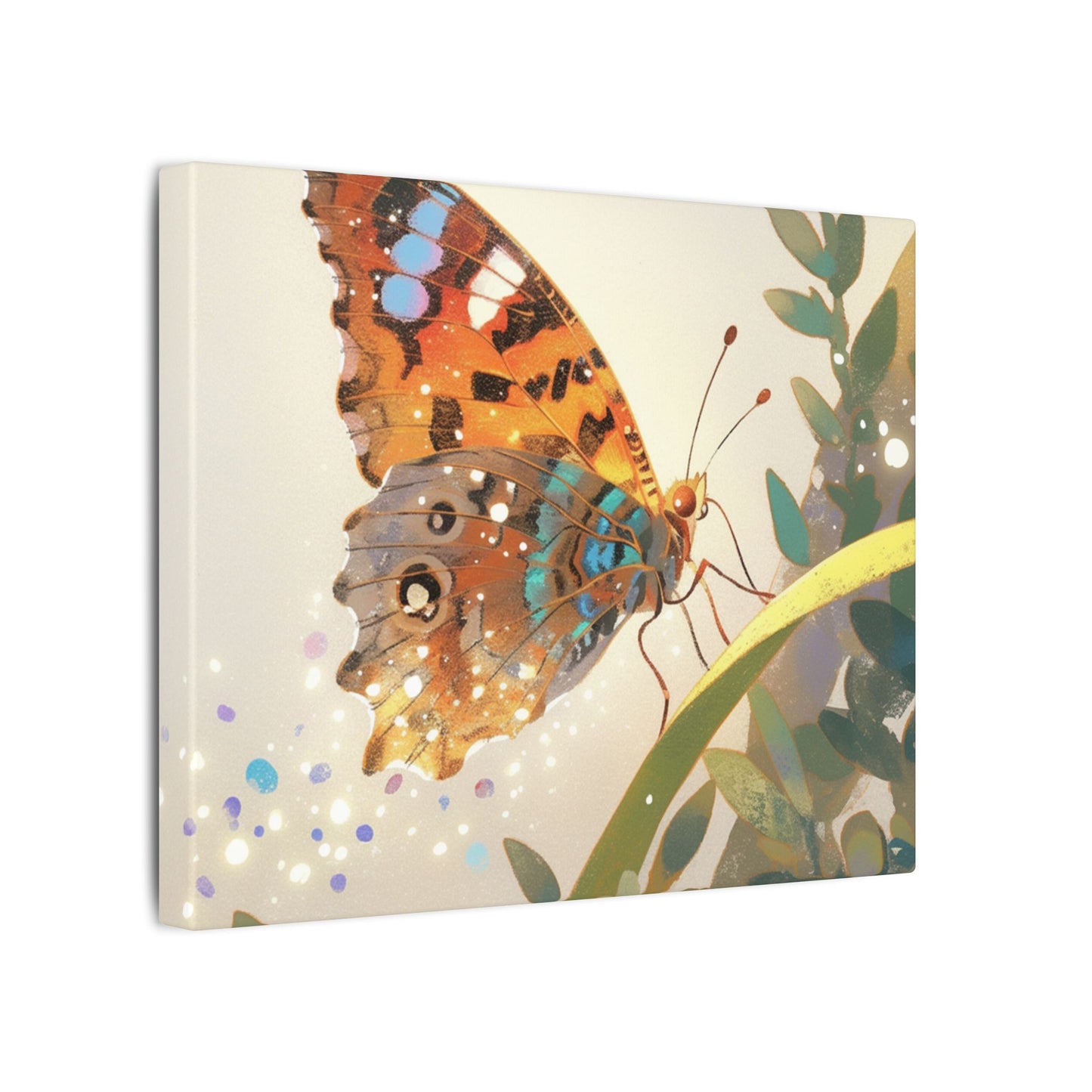 American Lady Butterfly Canvas Art