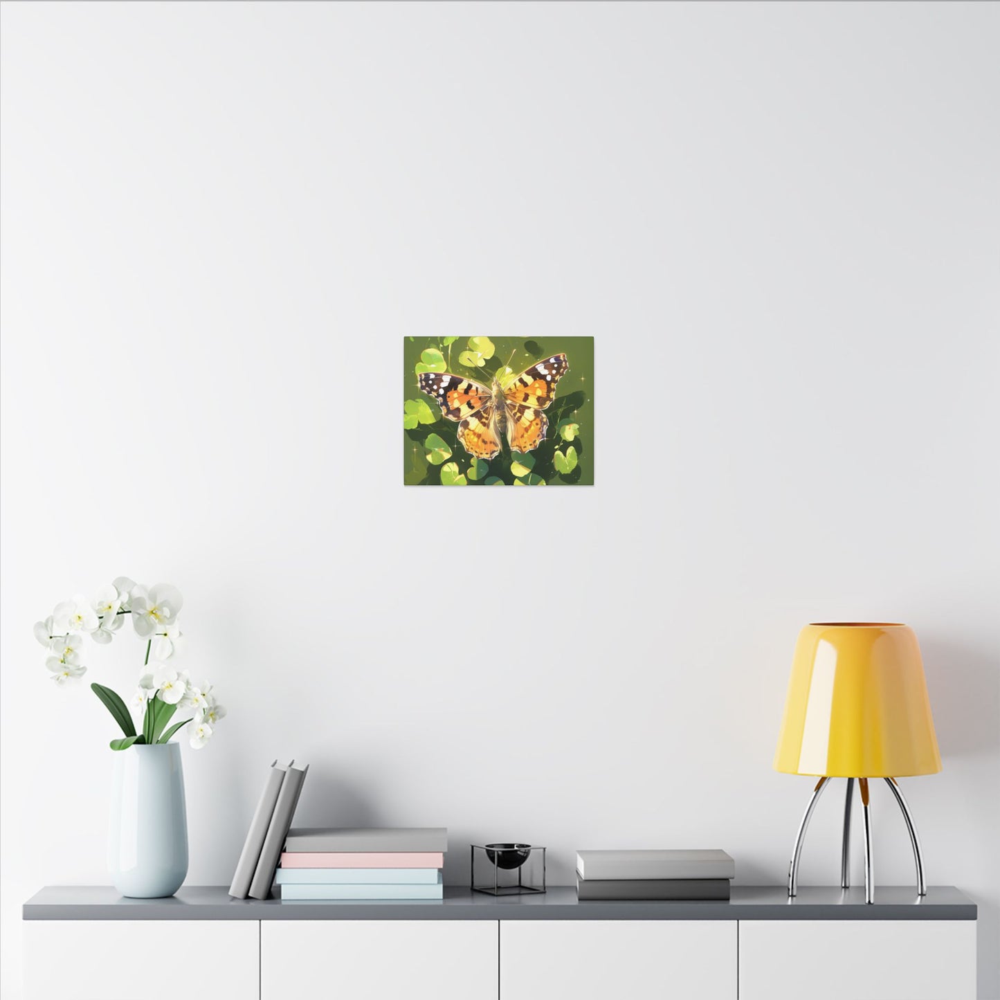 Painted Lady Butterfly Canvas Art