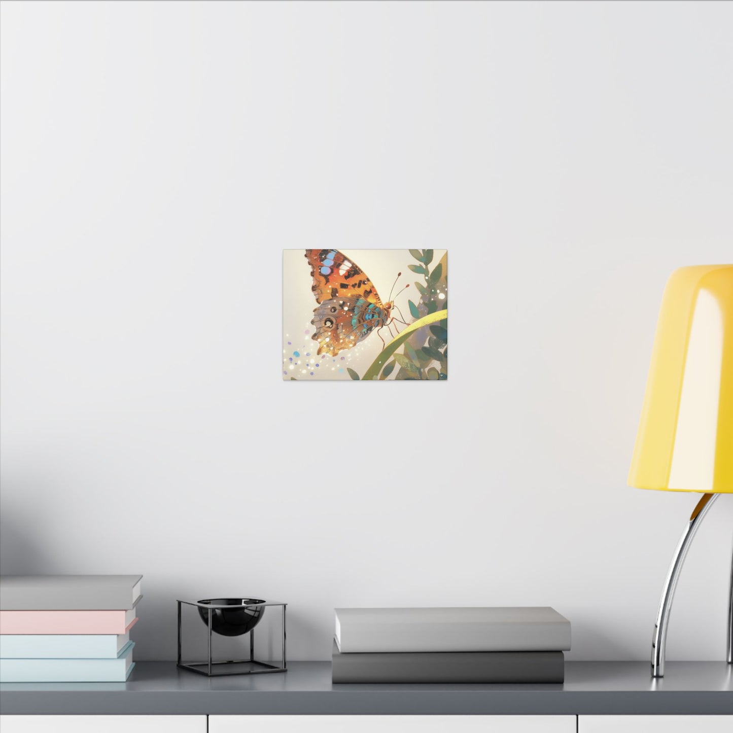 American Lady Butterfly Canvas Art