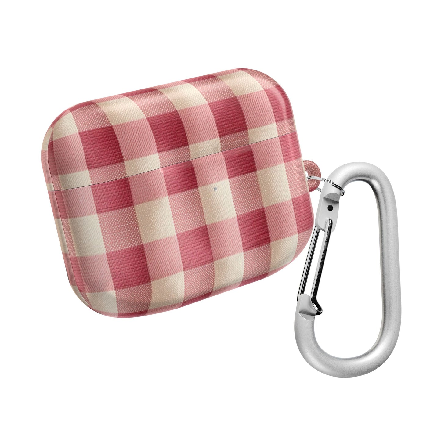 Pink Gingham AirPod Case Cover