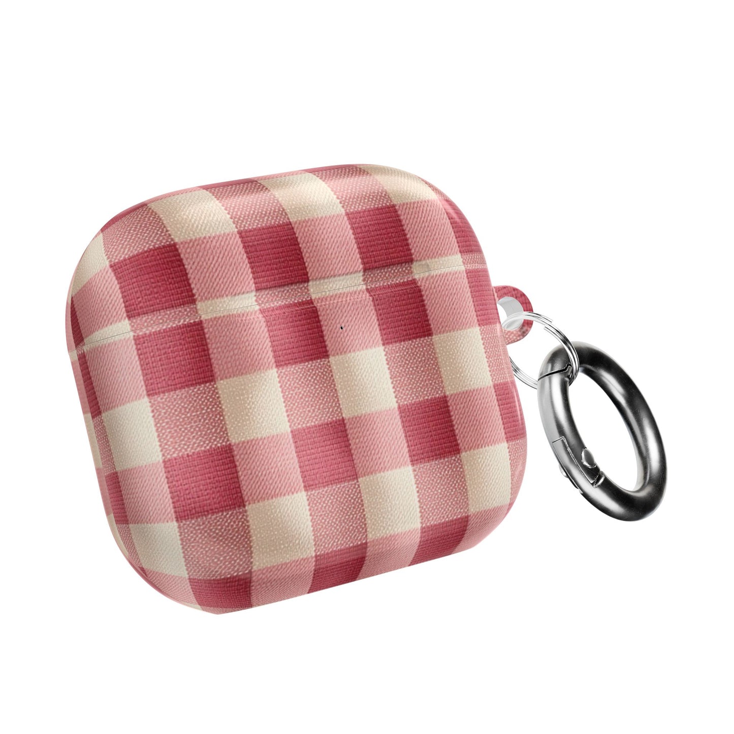 Pink Gingham AirPod Case Cover