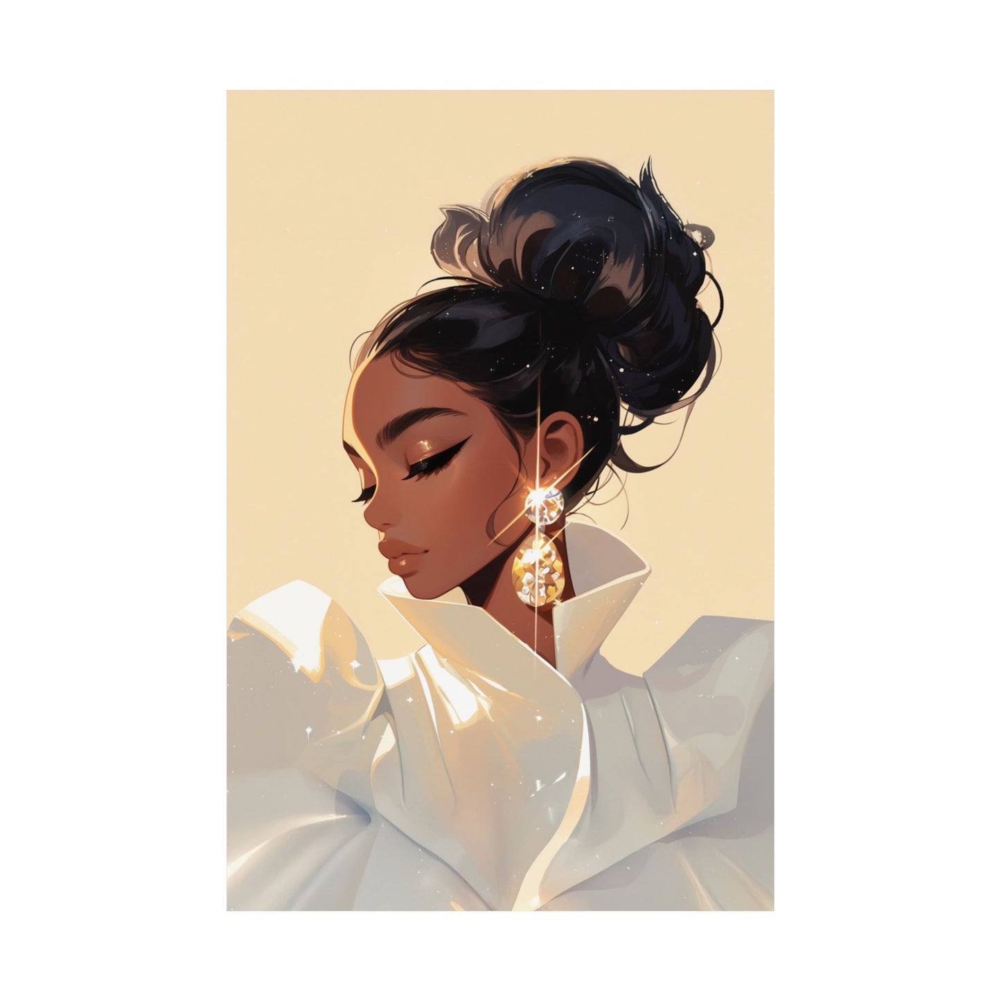 Très Chic Vertical Poster