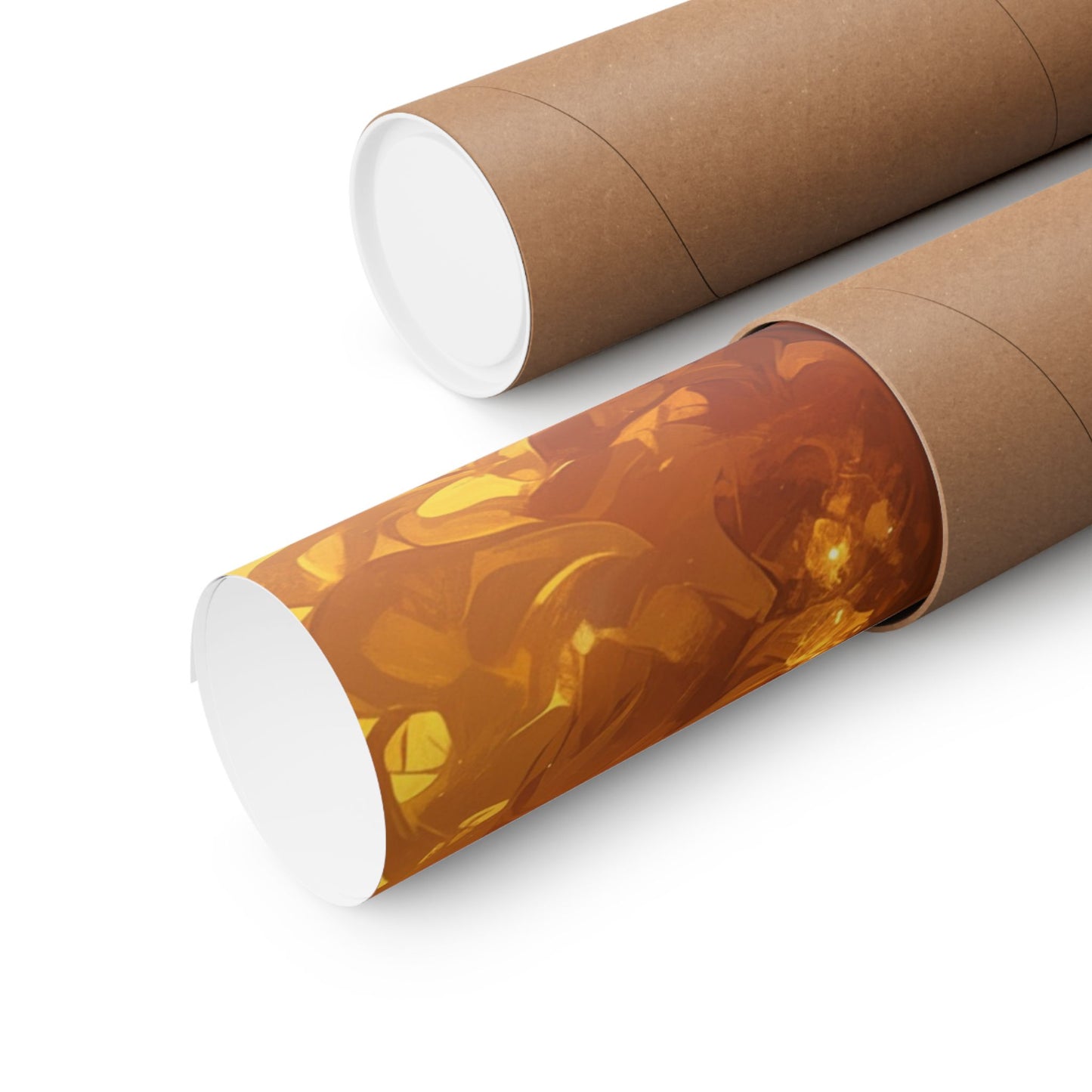 Golden Bliss Vertical Poster
