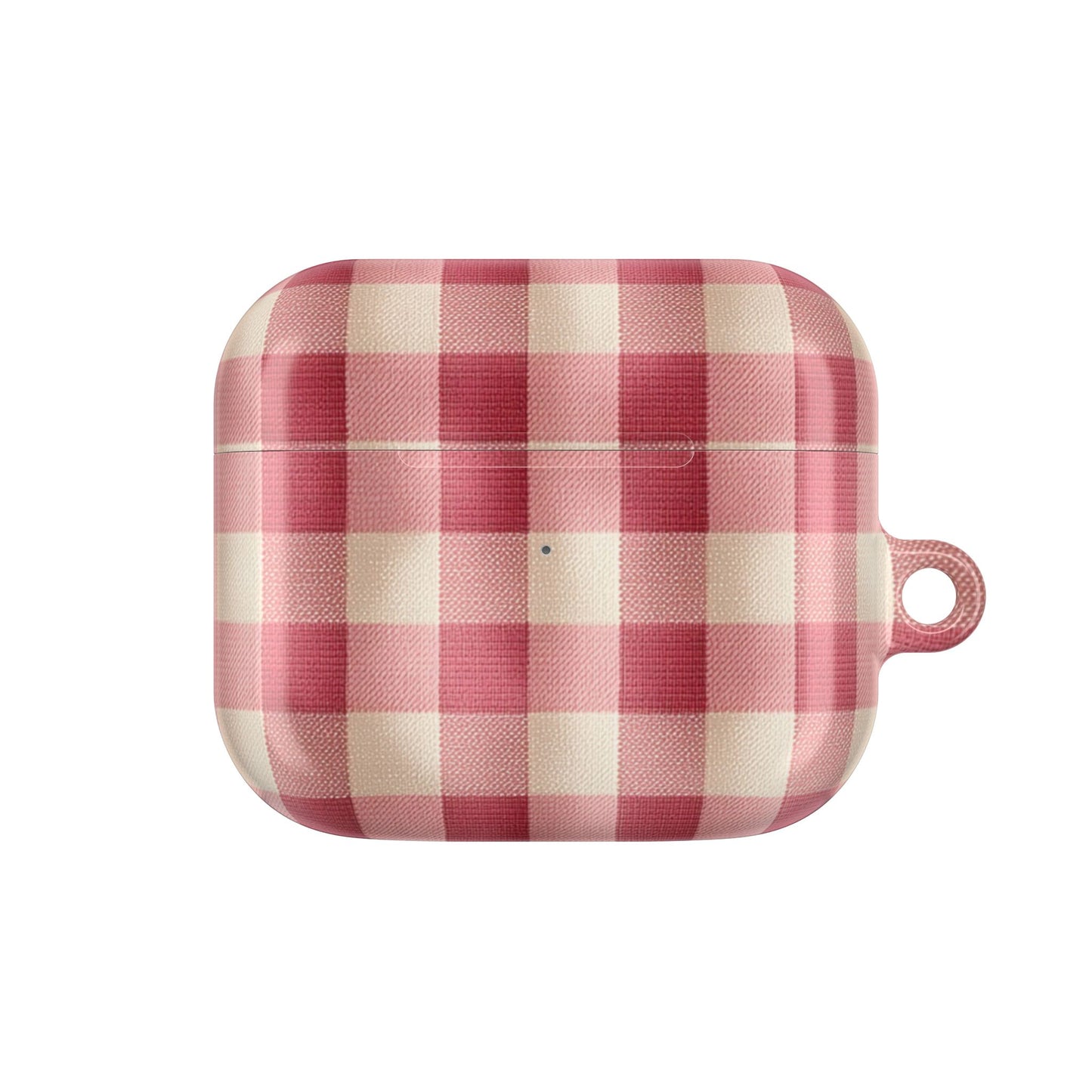 Pink Gingham AirPod Case Cover