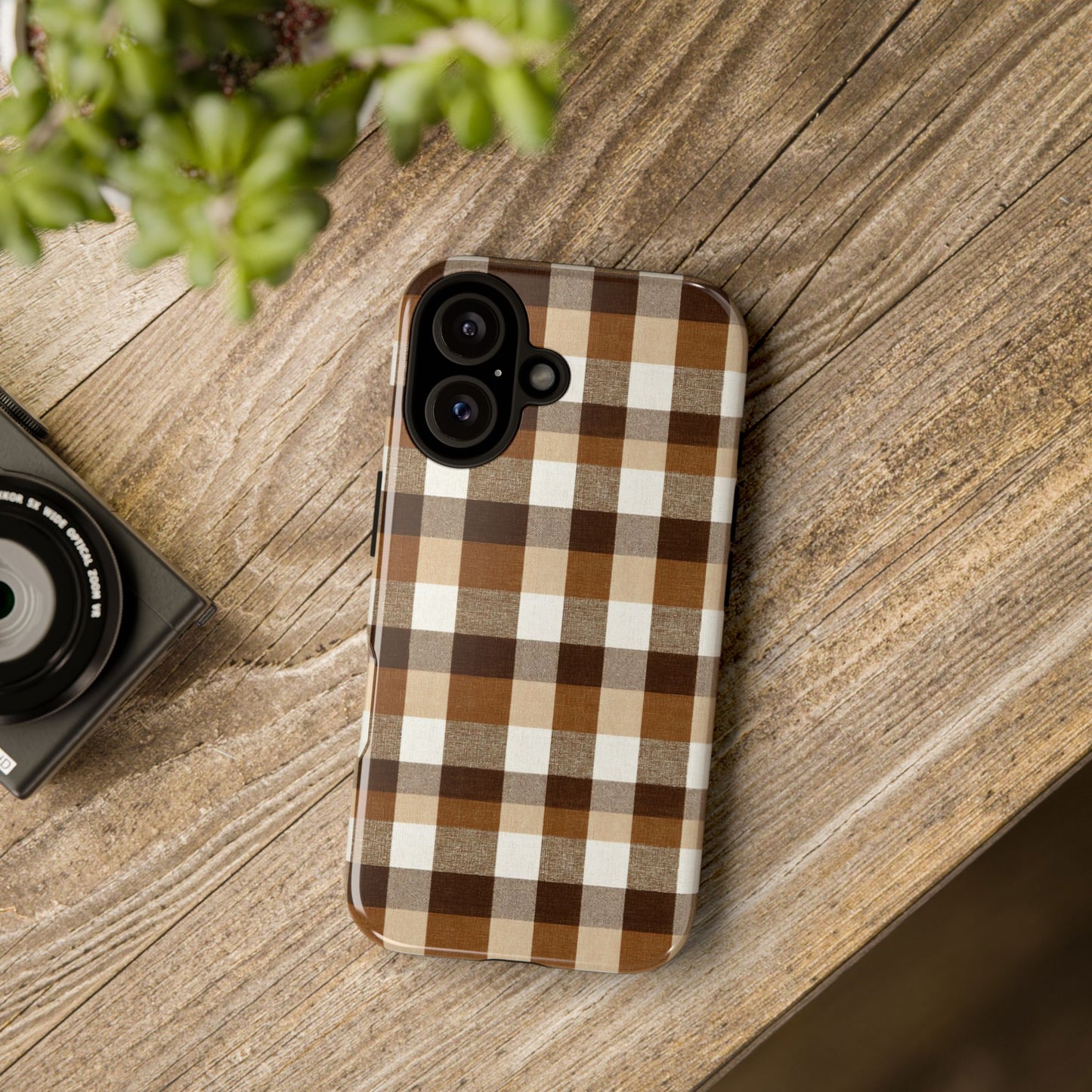 Brown Gingham