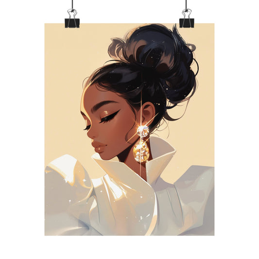 Très Chic Vertical Poster
