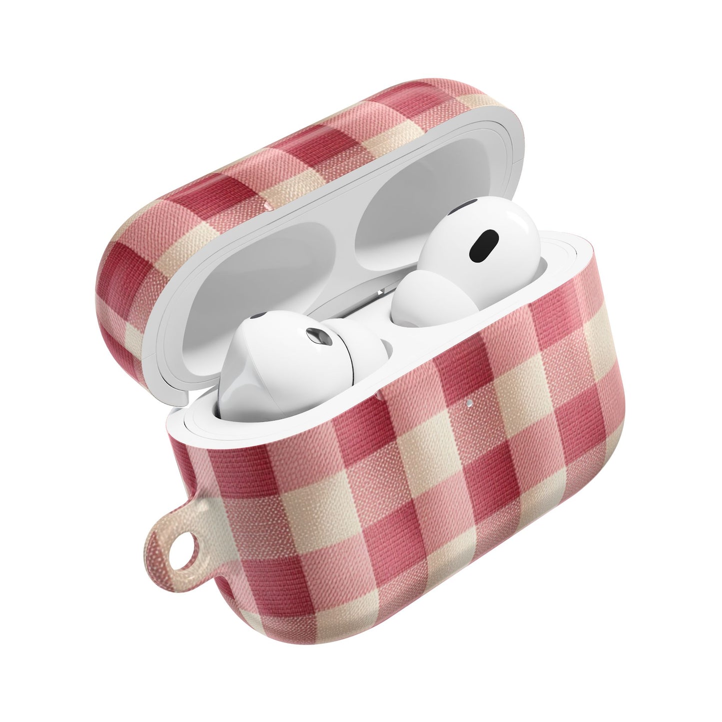 Pink Gingham AirPod Case Cover