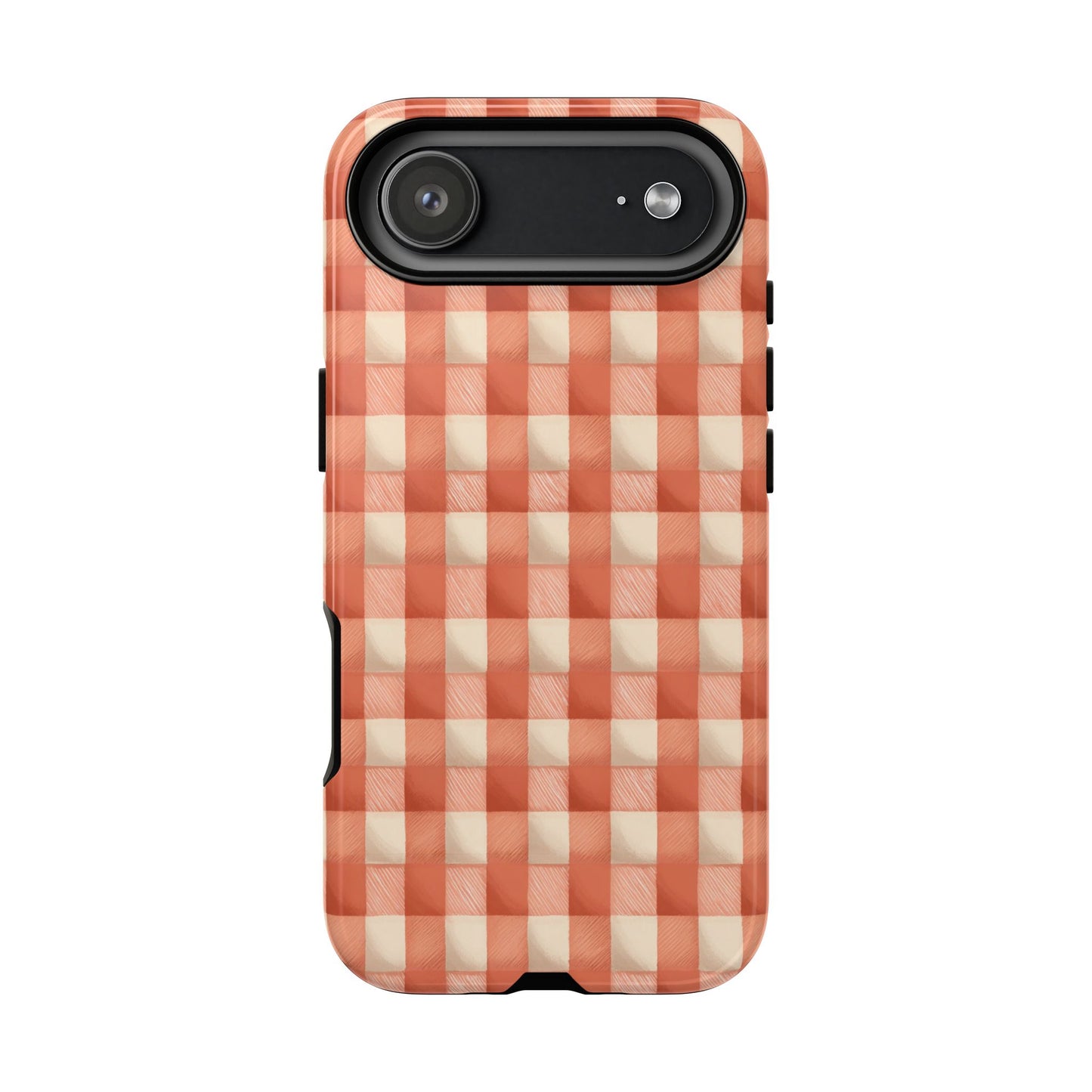 Peach Gingham
