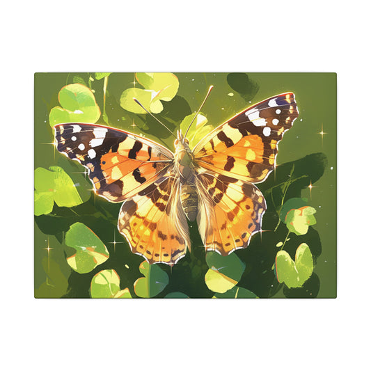 Painted Lady Butterfly Canvas Art