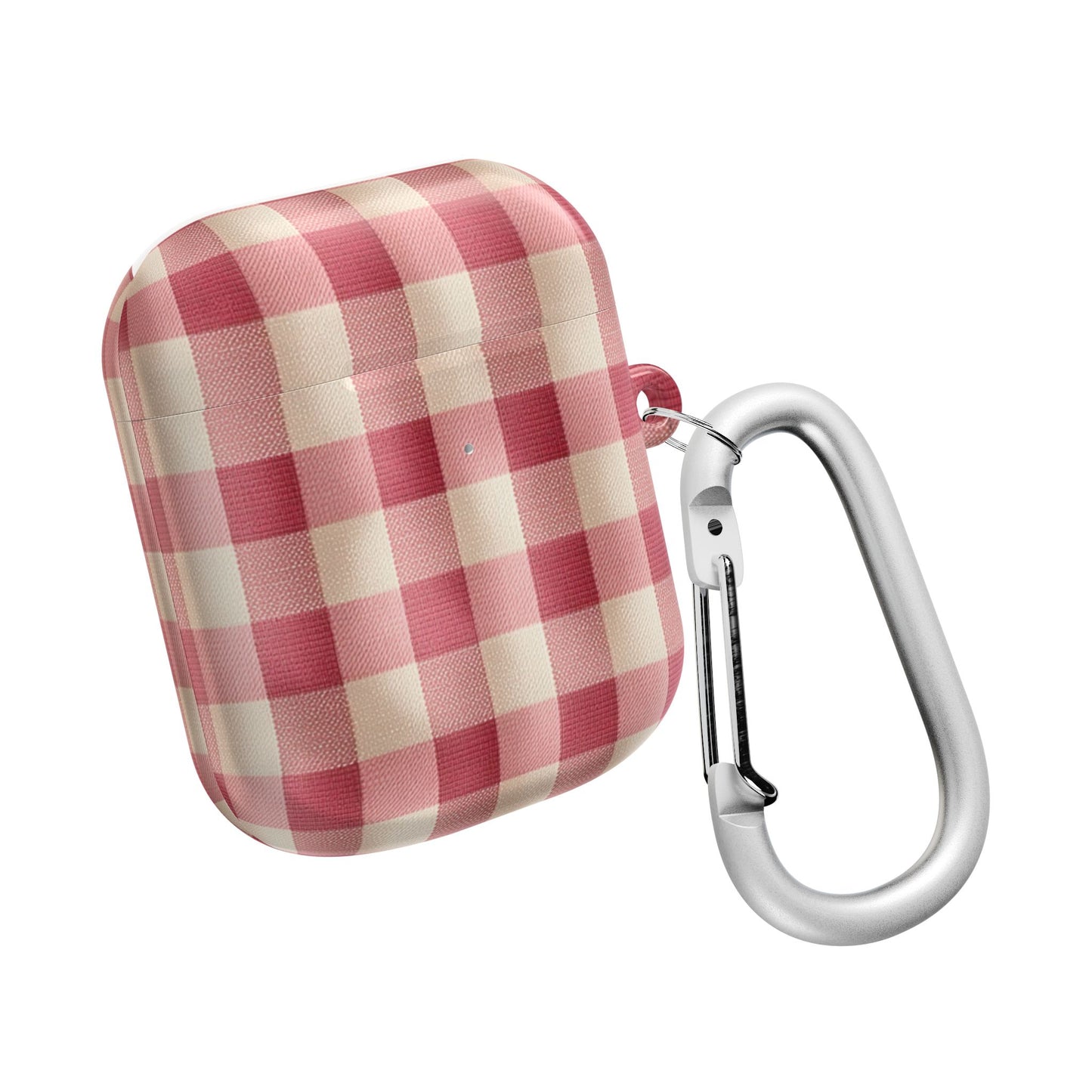 Pink Gingham AirPod Case Cover