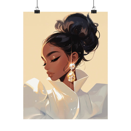 Très Chic Vertical Poster