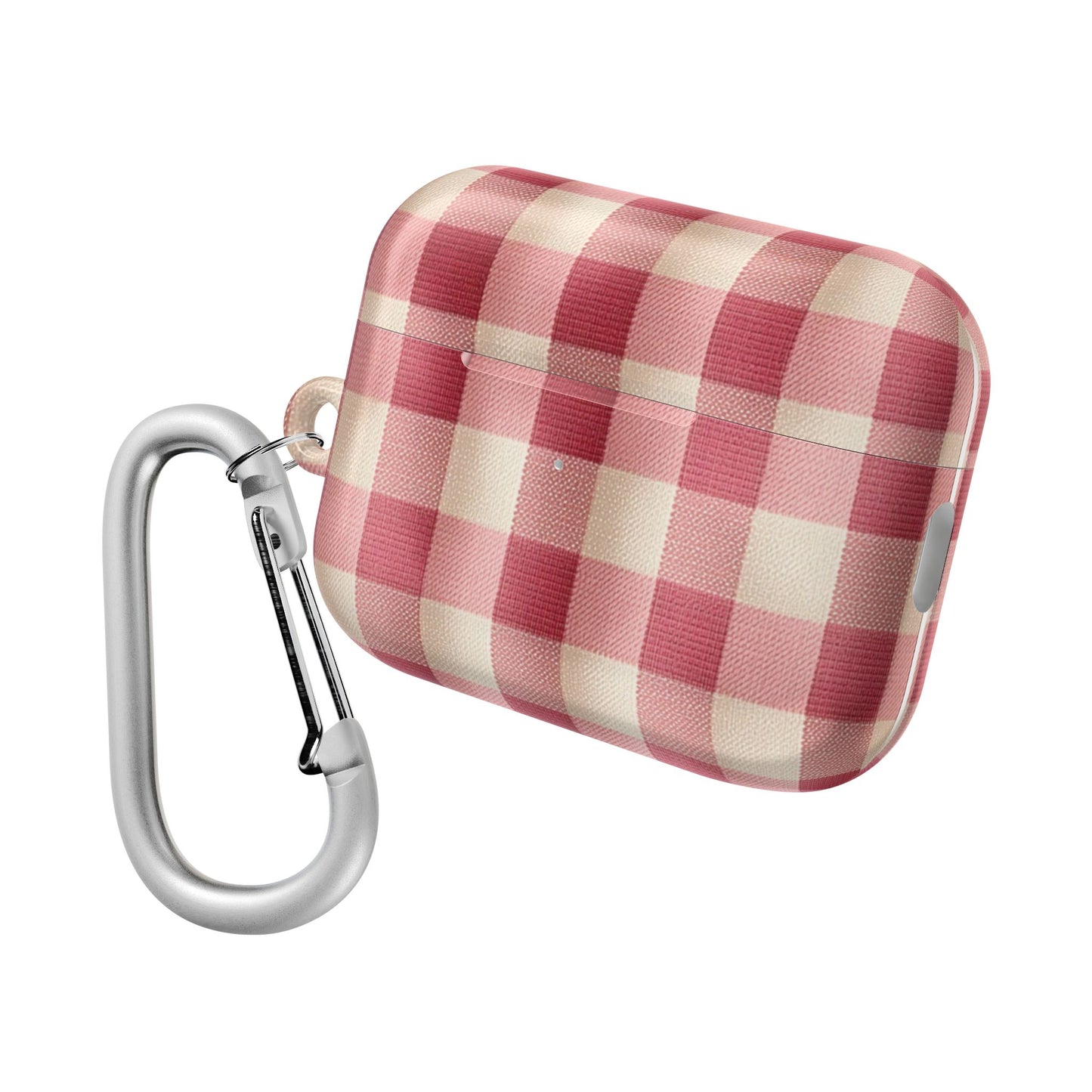 Pink Gingham AirPod Case Cover