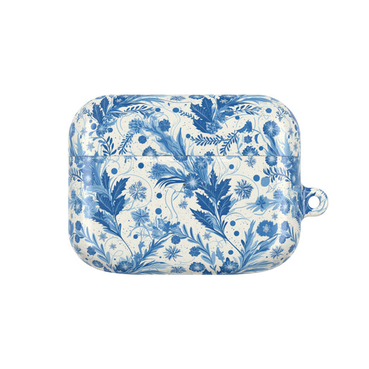 Blue Foliage AirPod Case Cover