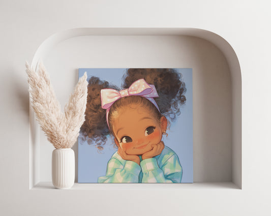 Little Miss Adorbs Canvas