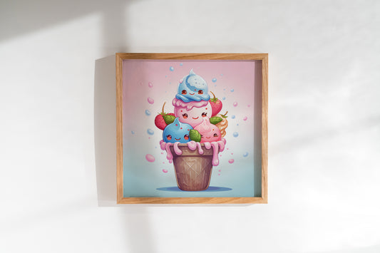 Ice Cream Cone Poster