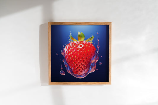 Strawberry Blast Poster